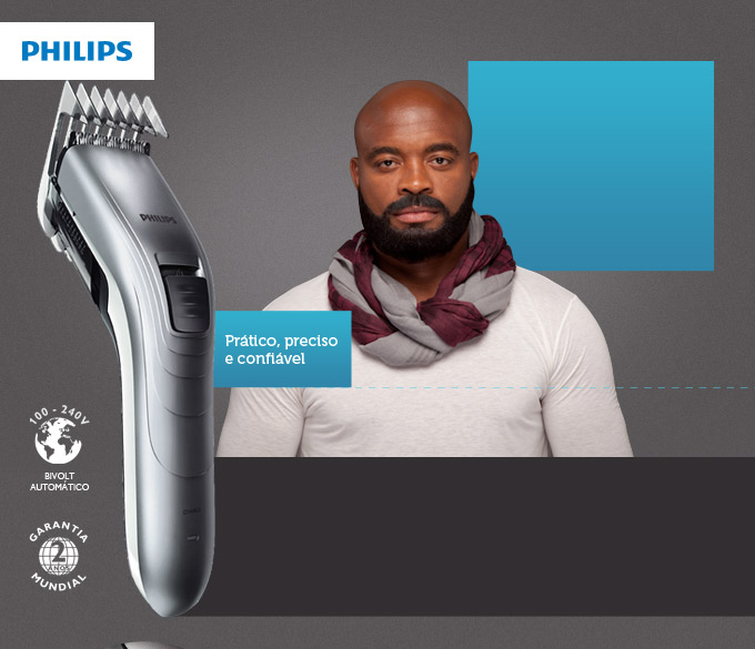 Cortar cabelo em casa? Conheça a Máquina de Cortar Cabelo QC5130/15 Bivolt- Philips
