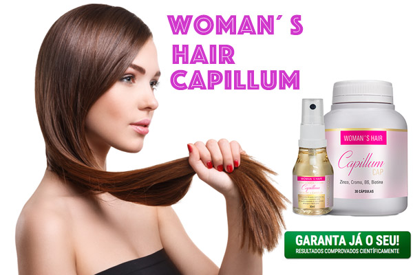 Womans Hair capillum: acabe com a queda de cabelo!