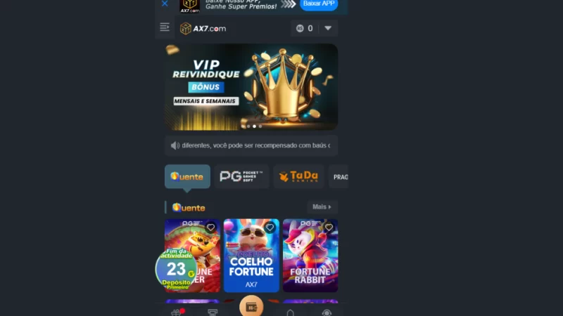 Ax7.com Bet Plataforma de Jogos Online – Ganhe Bonus!